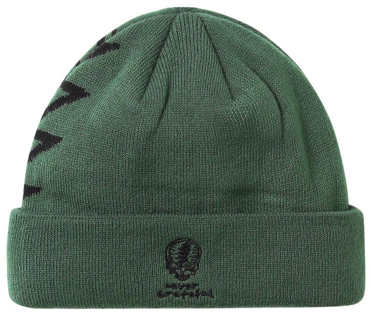 thisisneverthat x Greatful Dead Lightning Beanie Moss
