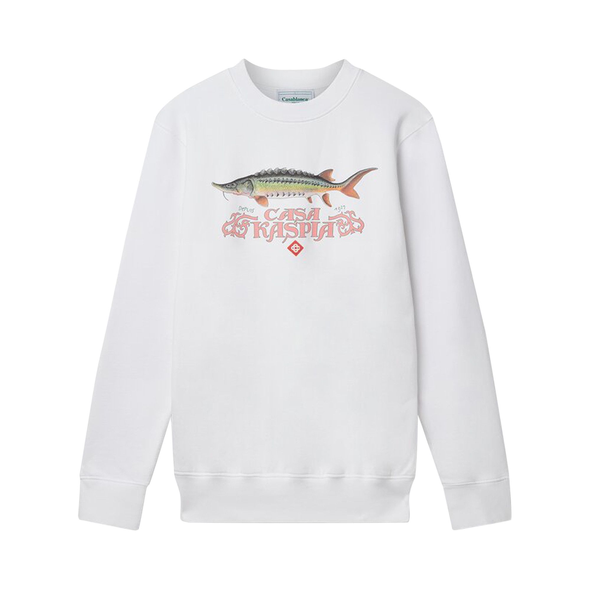 Buy Casablanca x Caviar Kaspia Casa Kaspia Sweatshirt 'Optic White