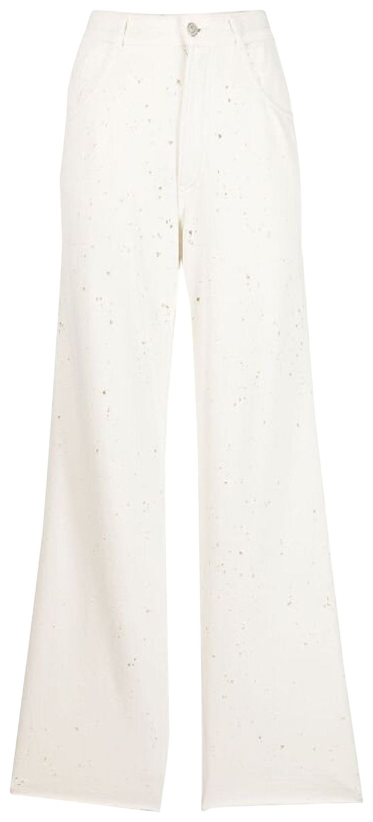 MM6 Maison Margiela Paint Splatter Pants Lime Water