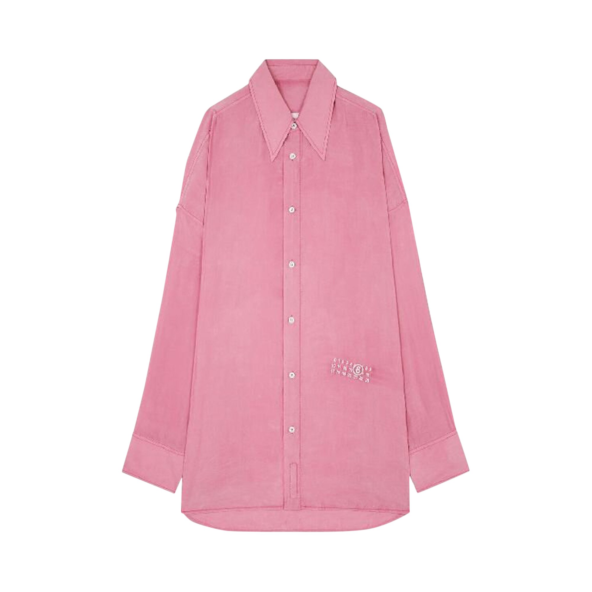 Buy MM6 Maison Margiela Oversized Long Shirt 'Pink' - S62DL0087