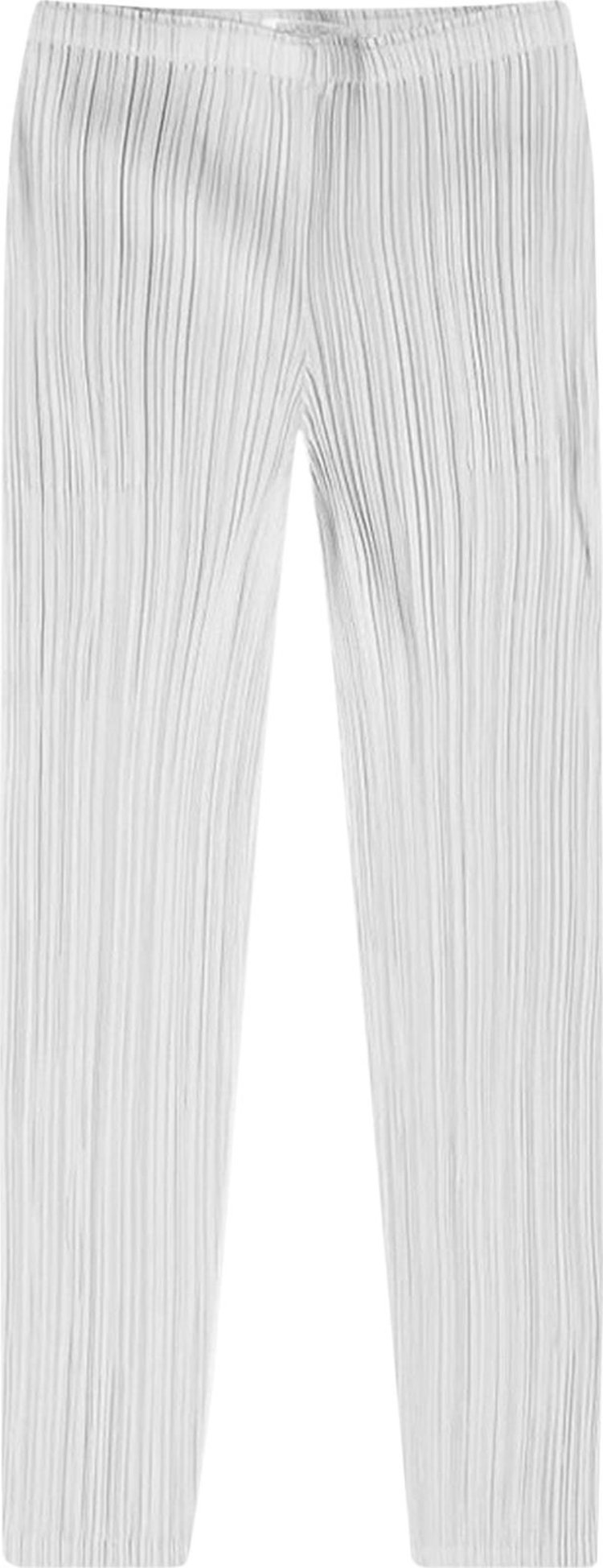 Pleats Please Issey Miyake Basics Pants Light Grey