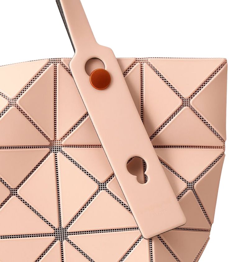 Bao Bao Issey Miyake Lucent One Tone Tote Bag Pumpkin Orange