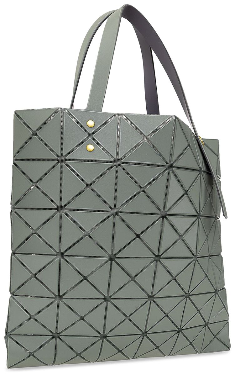 Bao Bao Issey Miyake Lucent One Tone Tote Bag Khaki
