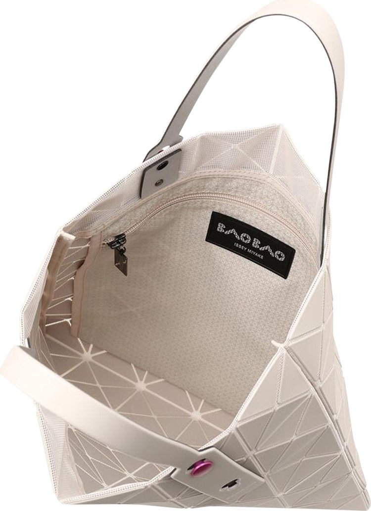 Bao Bao Issey Miyake Lucent One Tone Tote Bag Light Beige