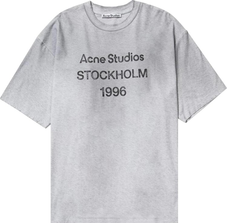 Acne Studios Logo T-Shirt 'Pale Grey'