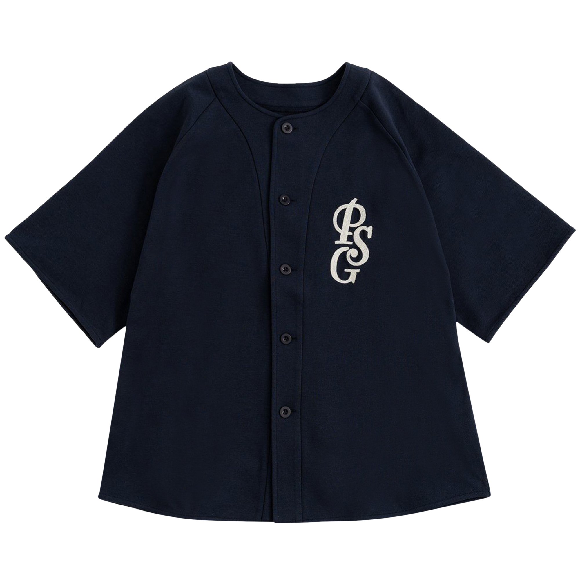 Paris Saint-Germain x EDIFICE Embroidered Collared Kanoko Shirt 'Navy'