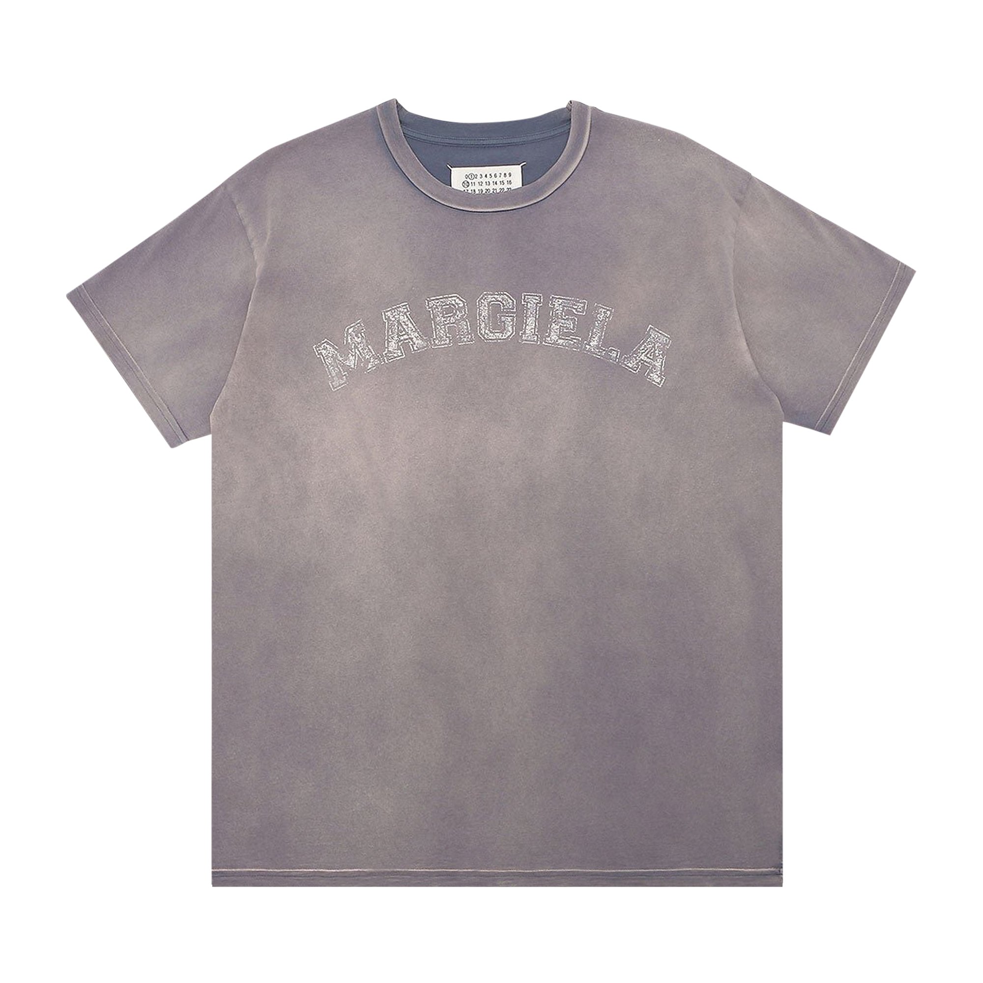 Buy Maison Margiela Logo Embroidered T-Shirt 'Lilac' - S51GC0519 S20079 225  | GOAT