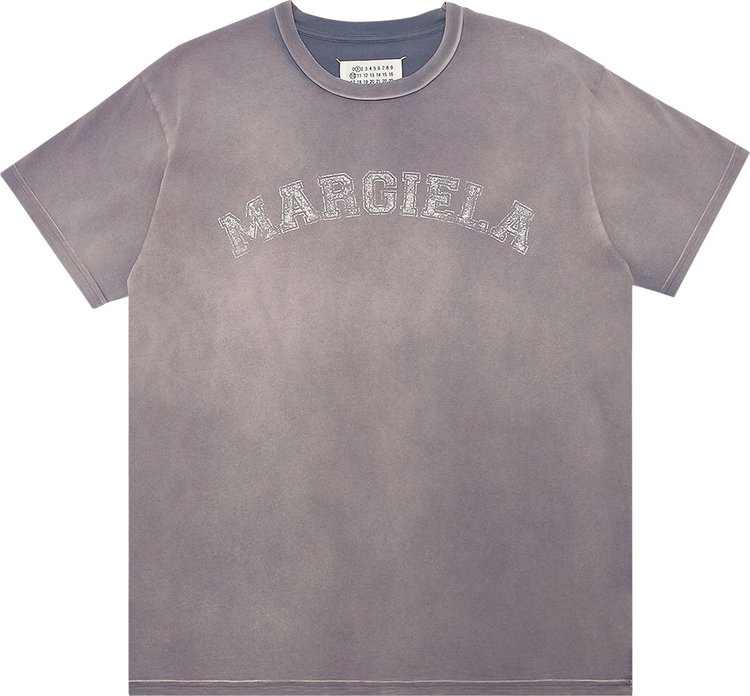 Maison Margiela Logo Embroidered T-Shirt 'Lilac'