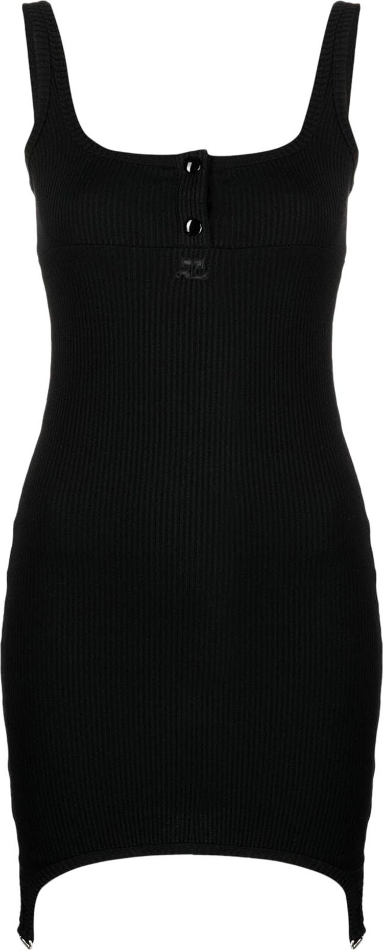 Courrèges 90s Suspender Dress 'Black'