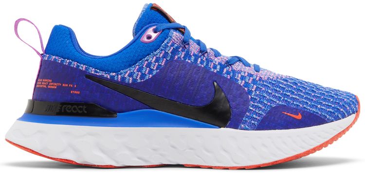 Nike Wmns React Infinity Run Flyknit 3 Racer Blue Crimson