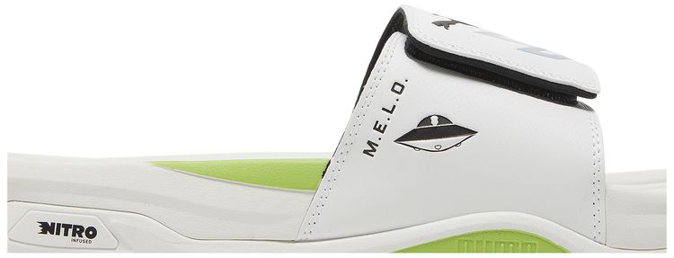 LaMelo Ball x Puma Dream Nitro MB02 Slide White Green Glare