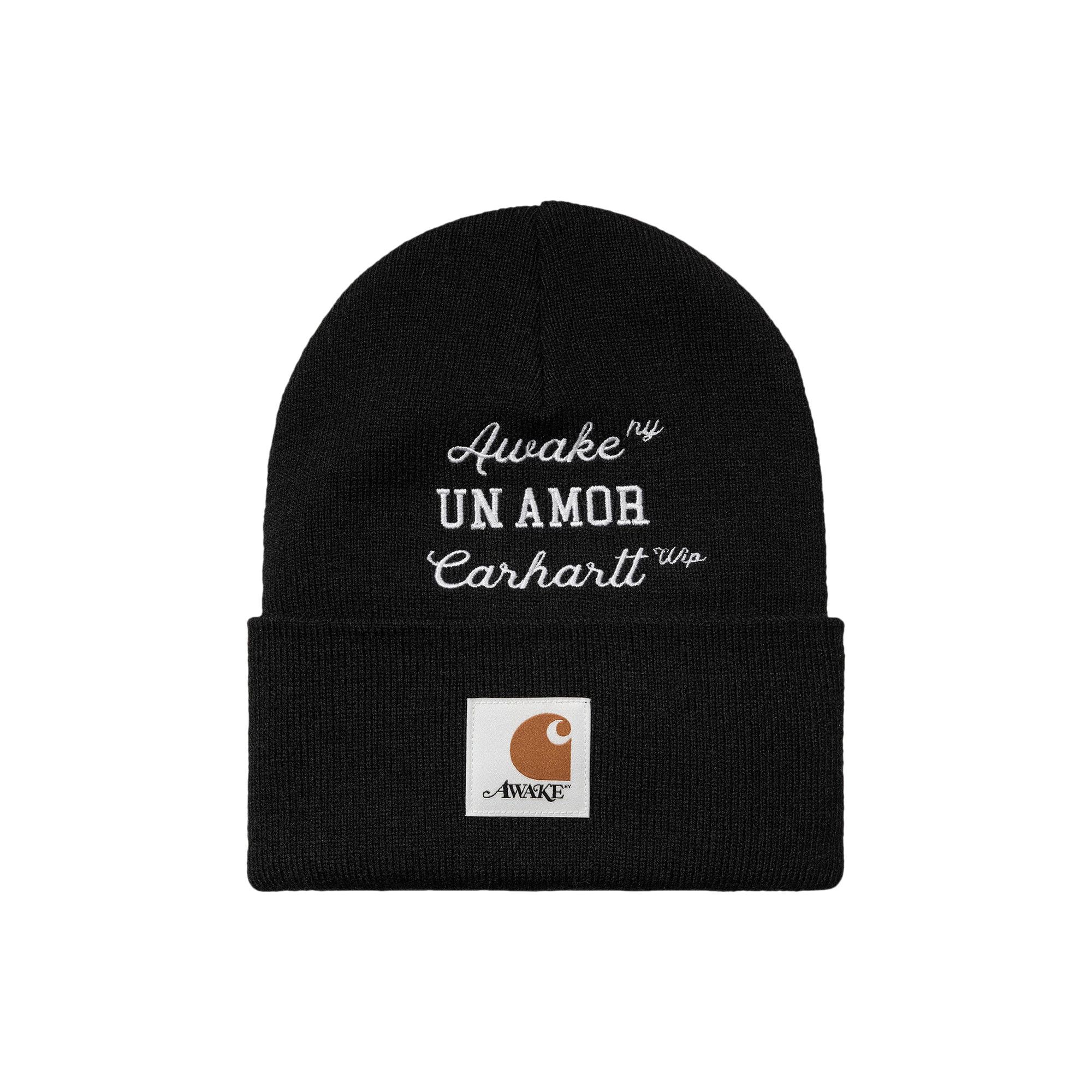 特別セーフ Awake x WIP Carhartt Buy NY 'Black/White Beanie Amor Un 帽子