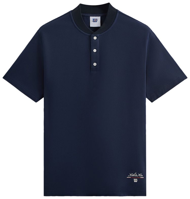 Kith For Wilson Pique Pearson Henley Pullover Nocturnal