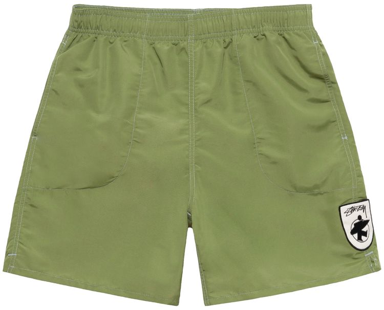 Stussy Surfman Patch Water Short Leaf