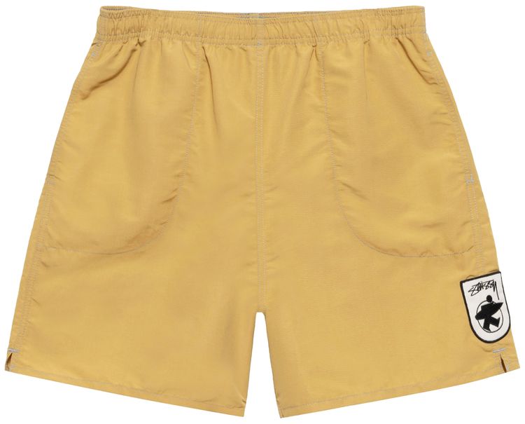 Stussy Surfman Patch Water Short Sulphur