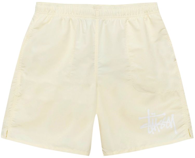 Stussy Big Basic Water Short Cream