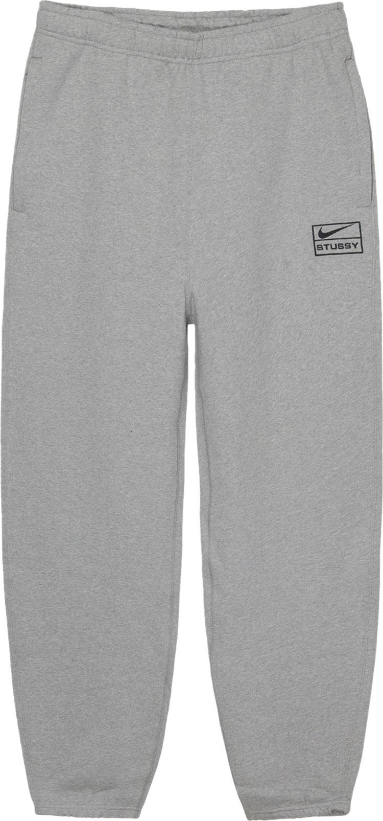 Stussy x Nike Fleece Pant 'Dark Grey Heather'