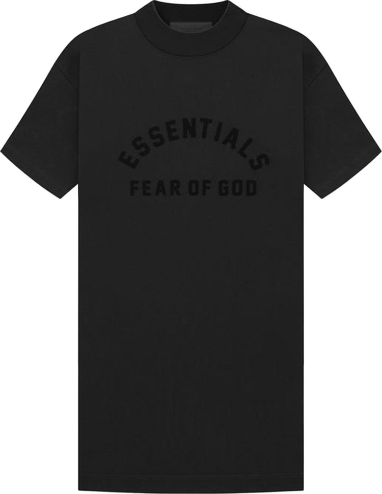 Fear of God Essentials Kids 34 Sleeve Dress Black