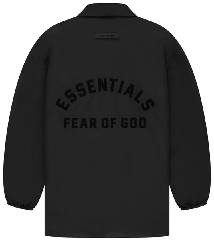 Fear of God Essentials Kids Coaches Jacket Black