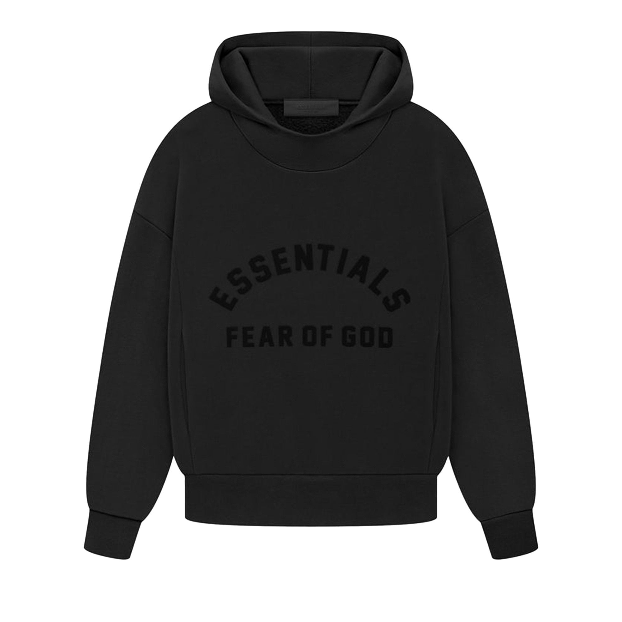 Black essentials hoodie store