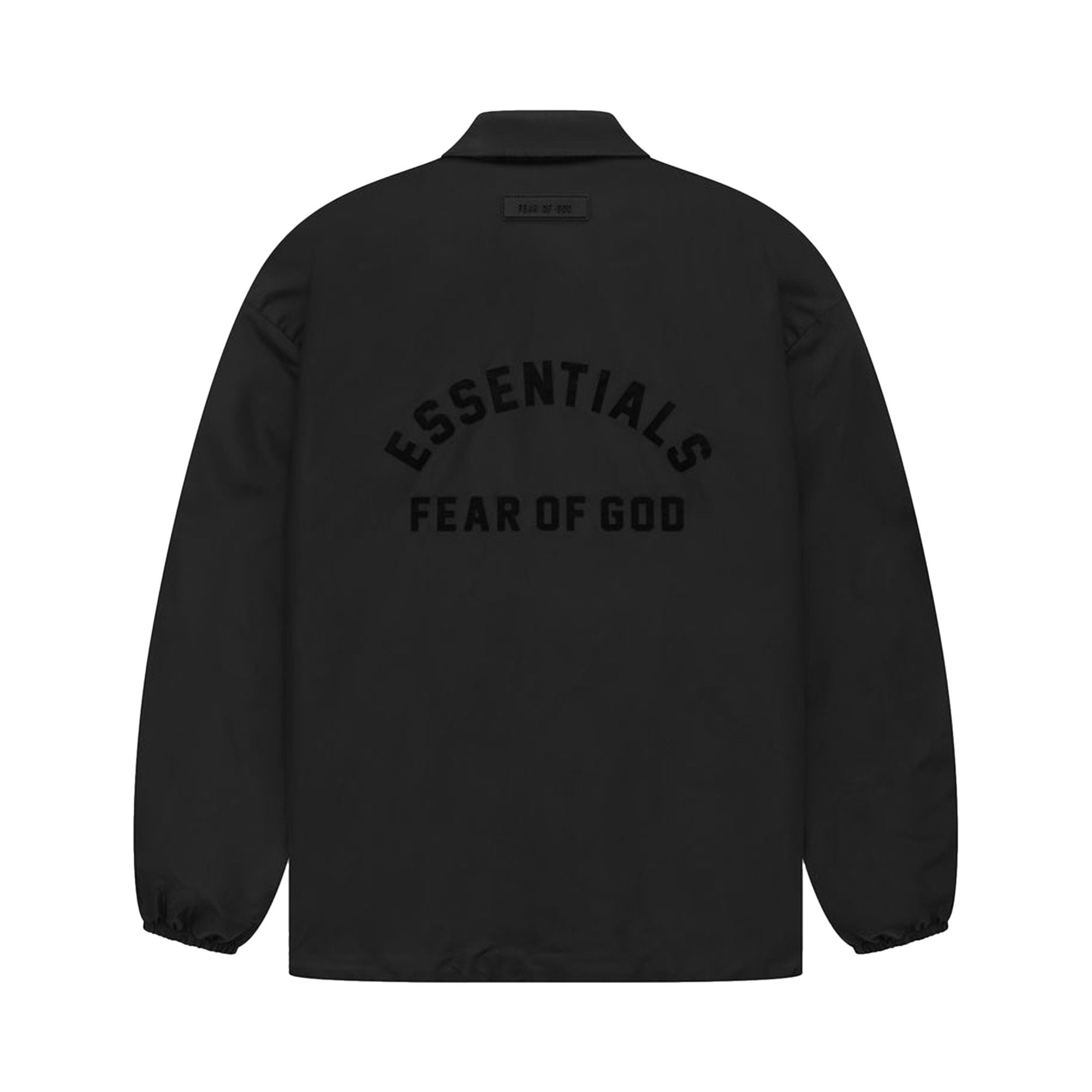 Buy Fear of God Essentials Coaches Jacket 'Black