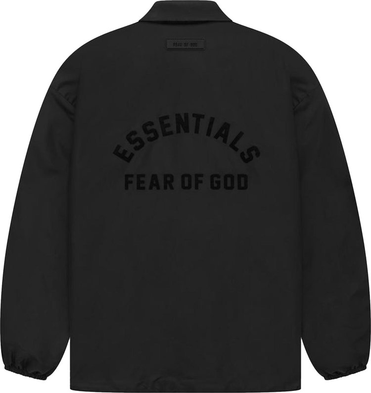 Fear of God Essentials Coaches Jacket Black