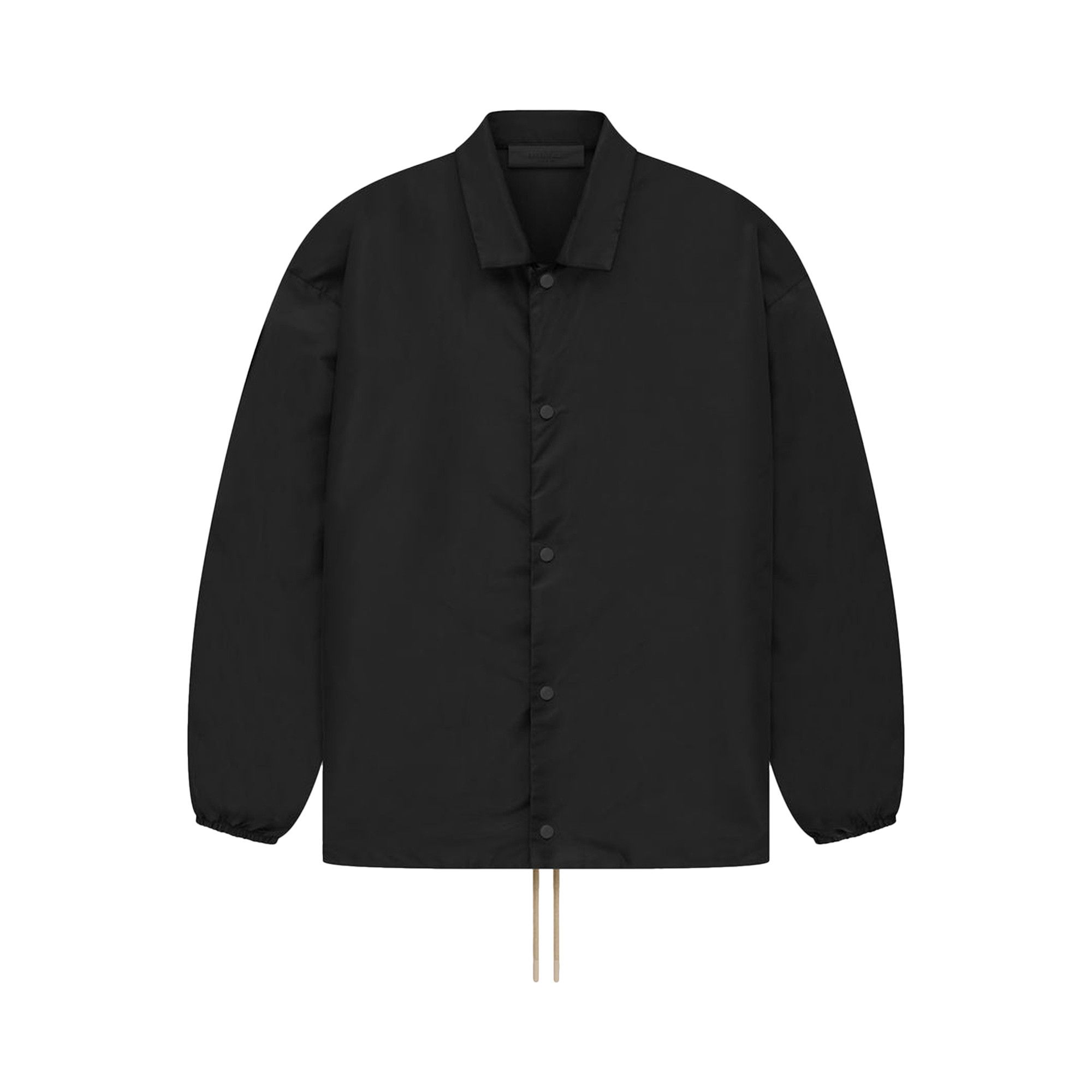 Achetez des Fear of God Essentials Coaches Jacket Black 202SP232010F GOAT FR