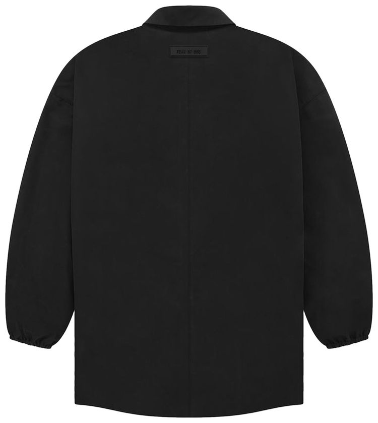 Buy Fear of God Essentials Button Down Shirt 'Black' - 186SP234020F | GOAT