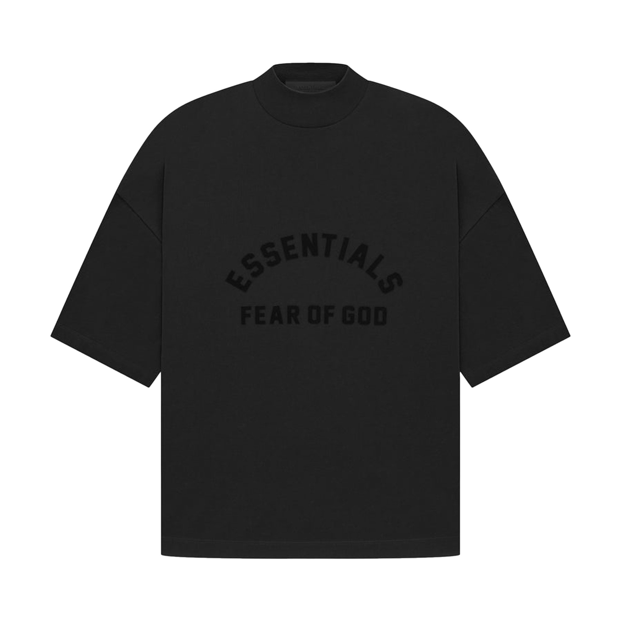 Buy Fear of God Essentials Tee 'Jet Black' - 125SP232000F | GOAT