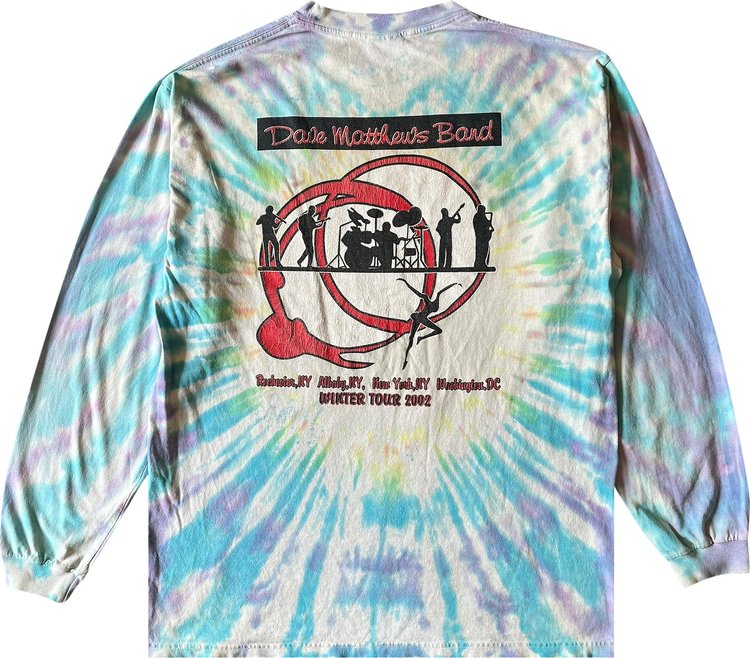 Vintage Dave Matthews Band Long Sleeve Tee Tie Dye