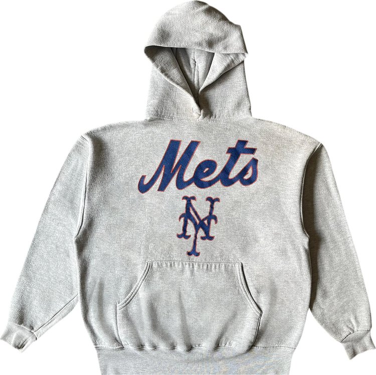 Buy Vintage New York Mets Hoodie 'Ash' - 2934 119900106NYMH ASH | GOAT