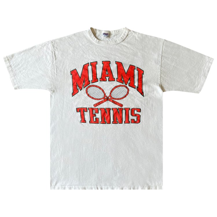 Vintage Miami Tennis Tee 'White'