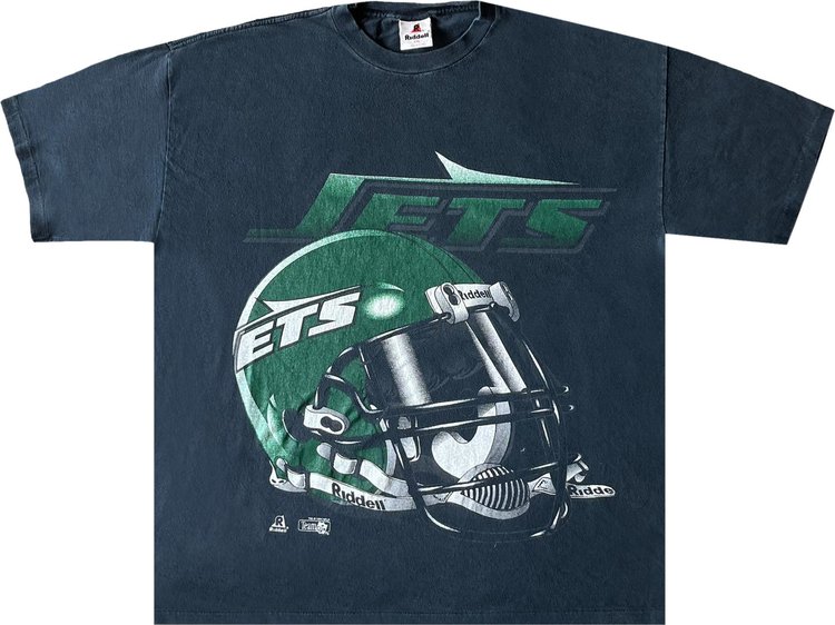 Vintage New York Jets Helmet Tee 'Black'