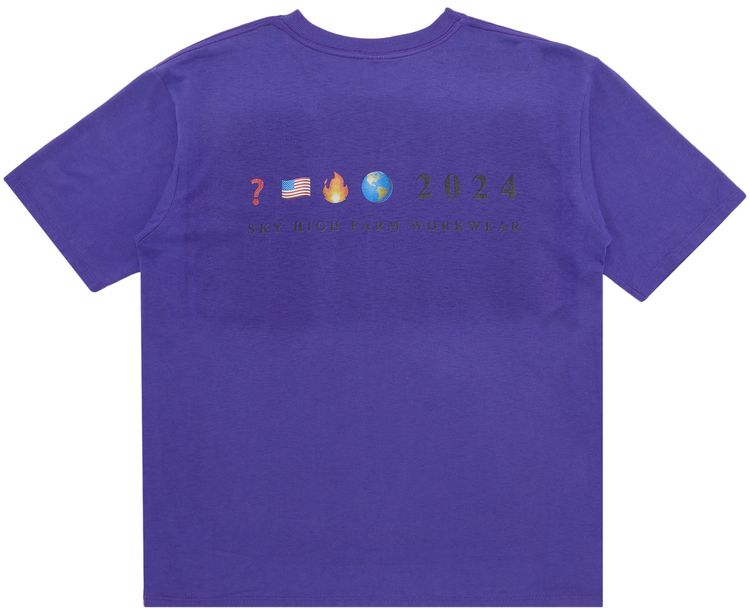 GOAT Exclusive for Manifesto Sky High Farm Workwear Photo Pocket Tee Purple
