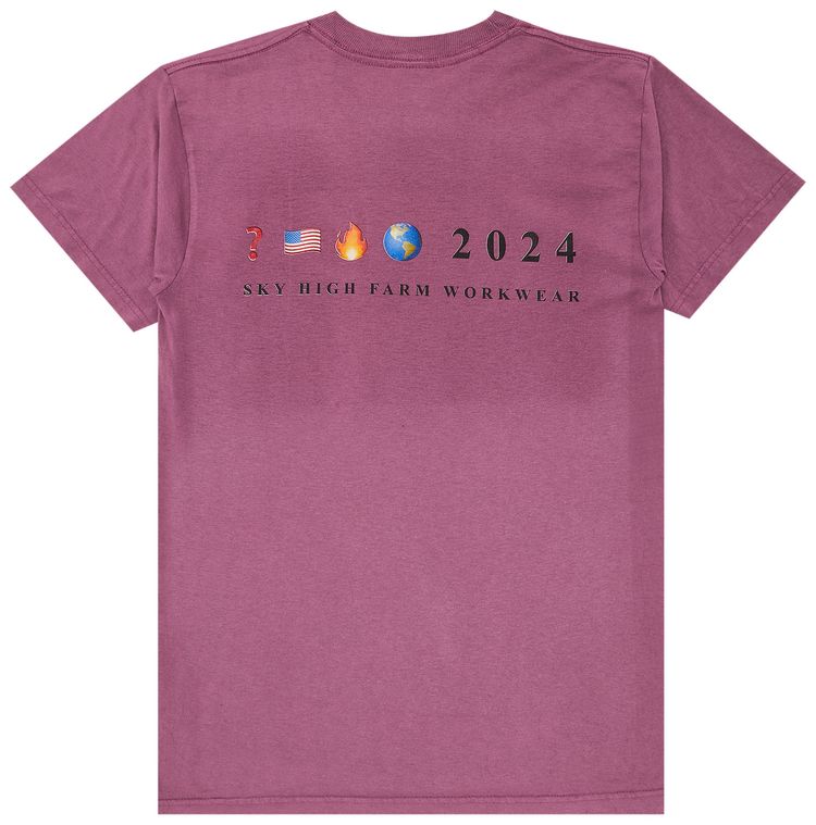 GOAT Exclusive for Manifesto Sky High Farm Workwear Photo Tee Pink