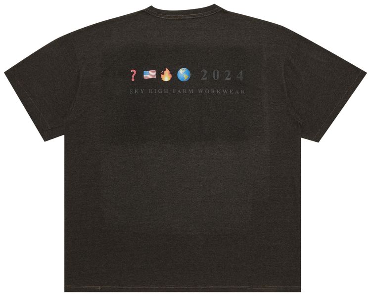 GOAT Exclusive for Manifesto Sky High Farm Workwear Photo Tee Dark Grey