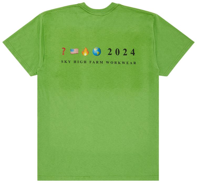 GOAT Exclusive for Manifesto Sky High Farm Workwear Photo Tee Light Green