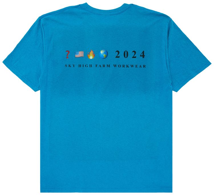 GOAT Exclusive for Manifesto Sky High Farm Workwear Photo Tee Teal
