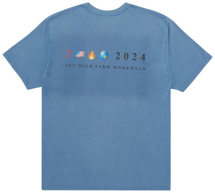 GOAT Exclusive for Manifesto Sky High Farm Workwear Photo Tee Light Blue