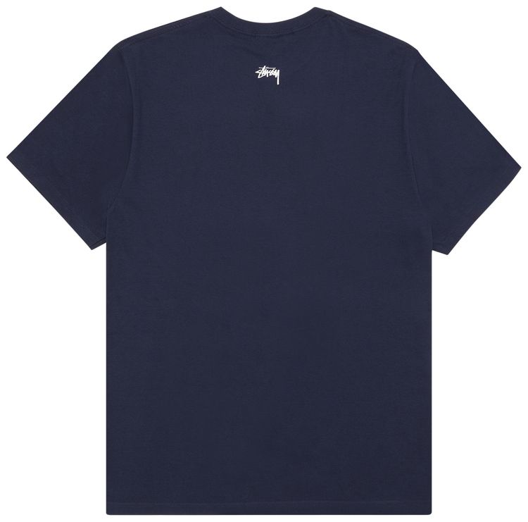 Stussy London England Tee Navy