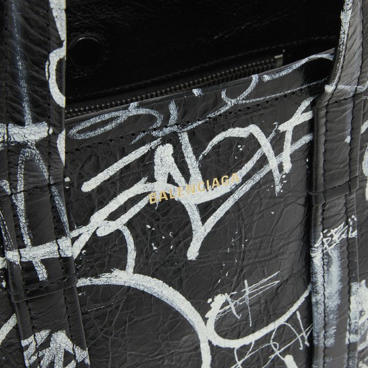 Balenciaga Barbes Shopper Tote Bag Black