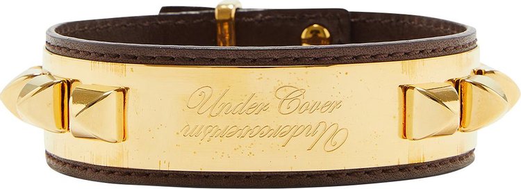 Undercover Plaque Bracelet BrownGold