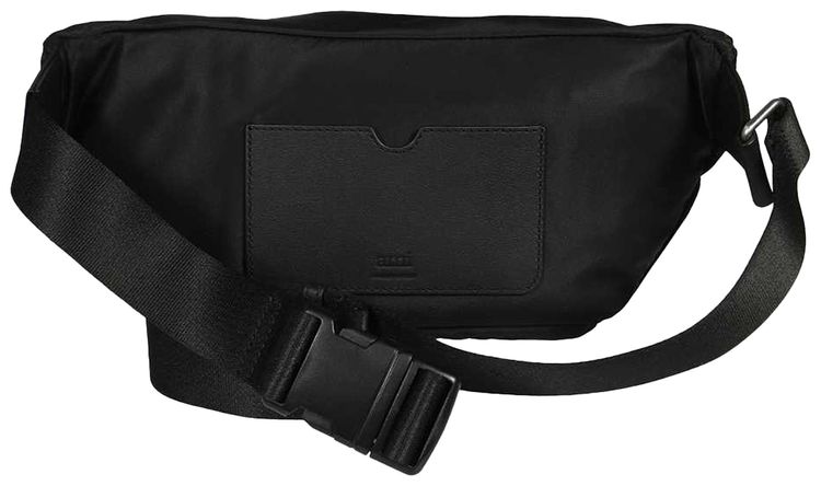 Ami Heart Logo Waist Bag Black