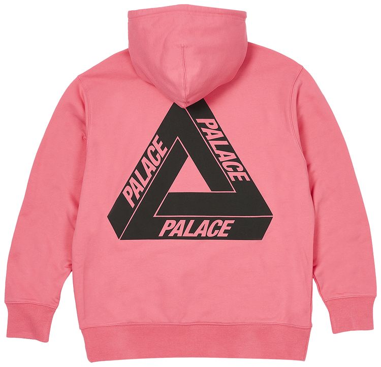 Palace Tri Puff Print Zip Hood Pink