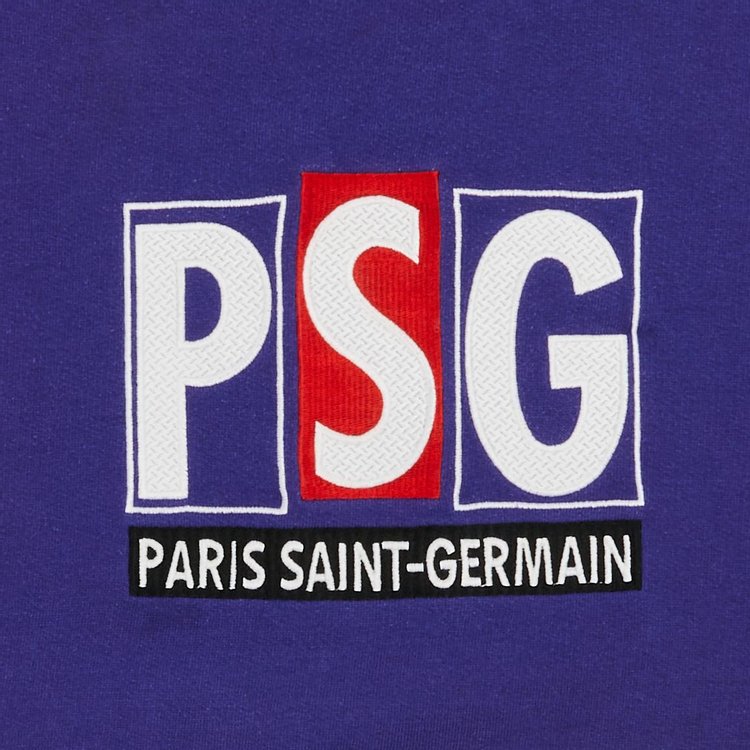 Vintage Paris Saint Germain Home Stadium Sweatshirt Blue