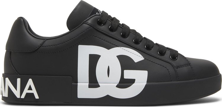 Buy Dolce & Gabbana Portofino Low 'DG Logo Print - Black White ...