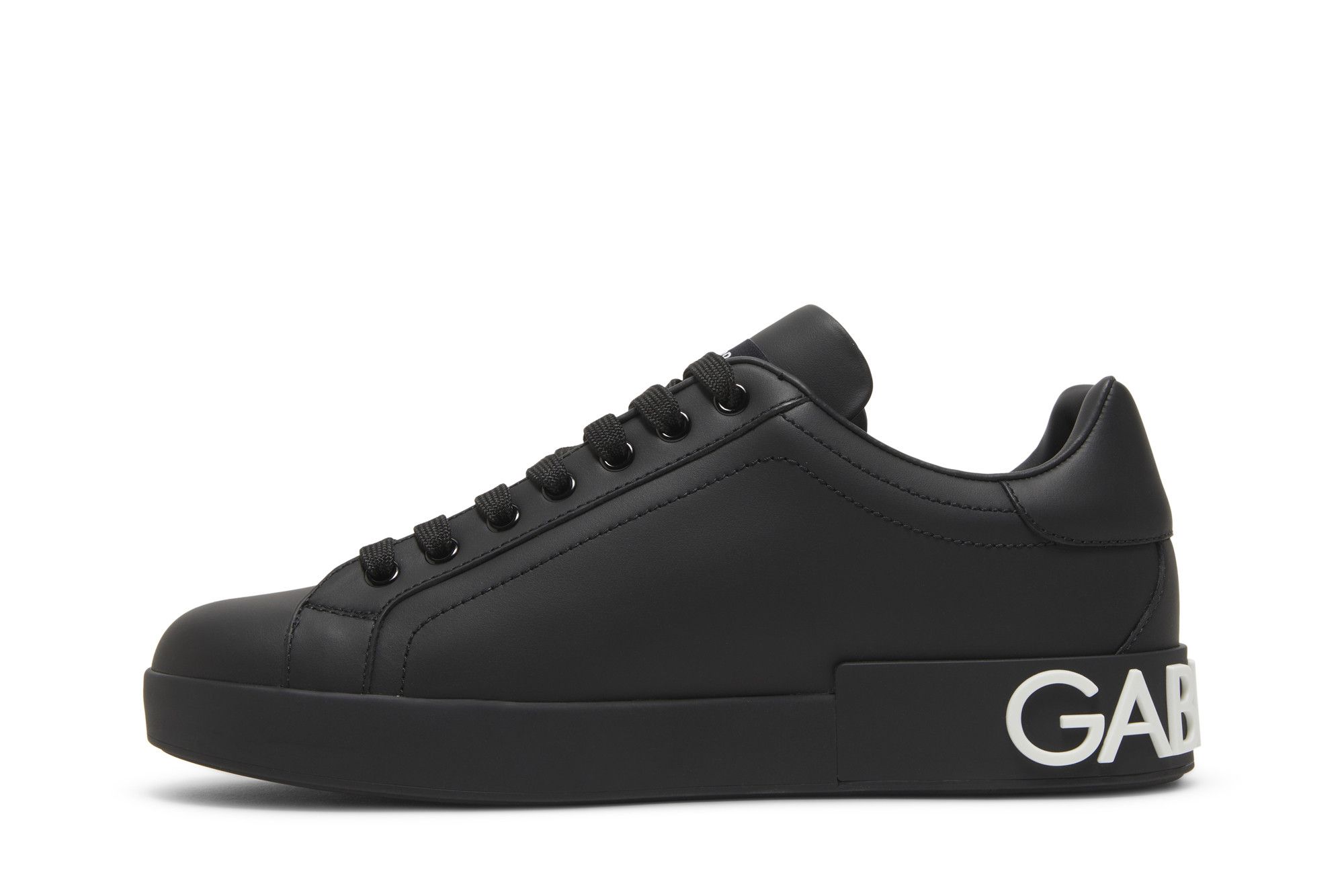 Buy Dolce & Gabbana Portofino Low 'DG Logo Print - Black