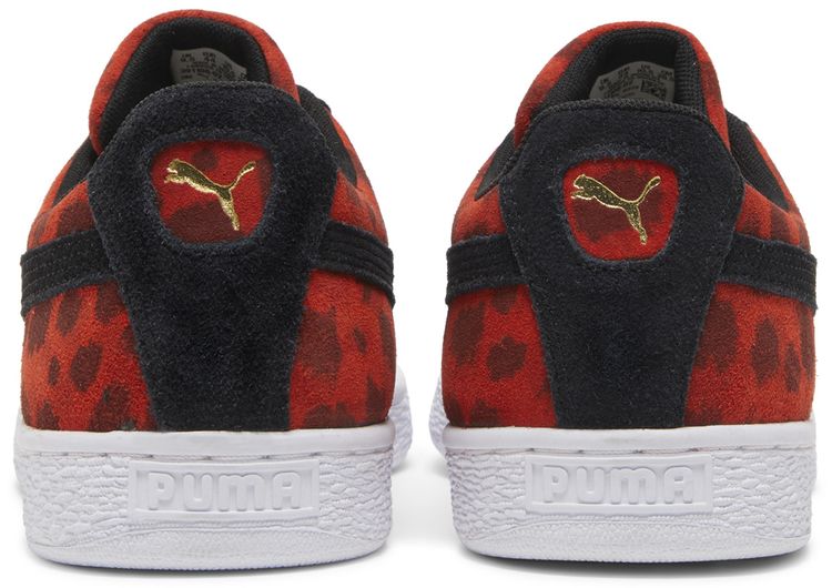 Puma Suede Animal Print   Warm Earth