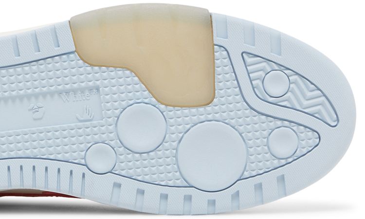 Off White Out of Office Outlined   Light Blue Red