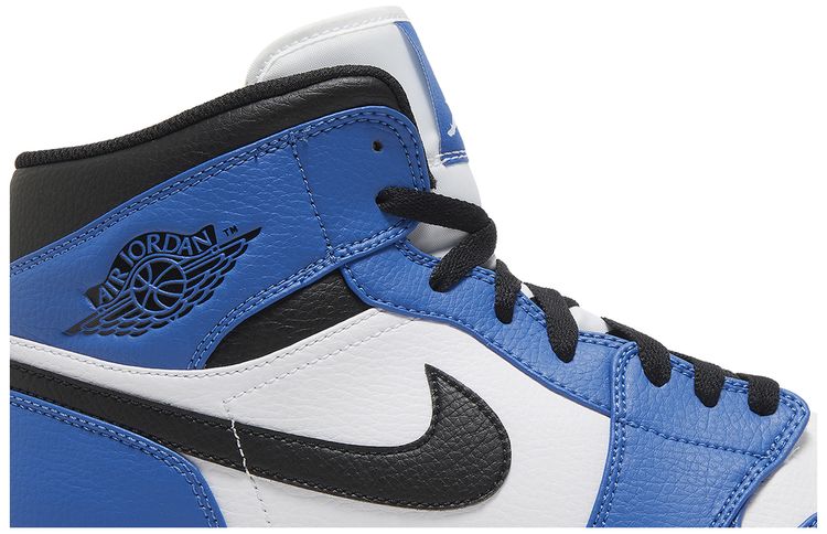 Air Jordan 1 Mid TD Cleat White Black Royal